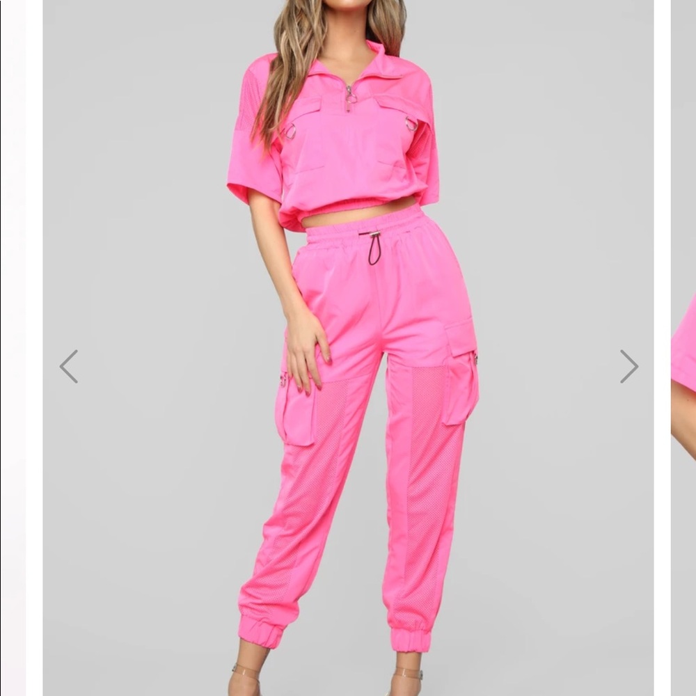 NEW with Tags Fashion Nova Hot Pink Set